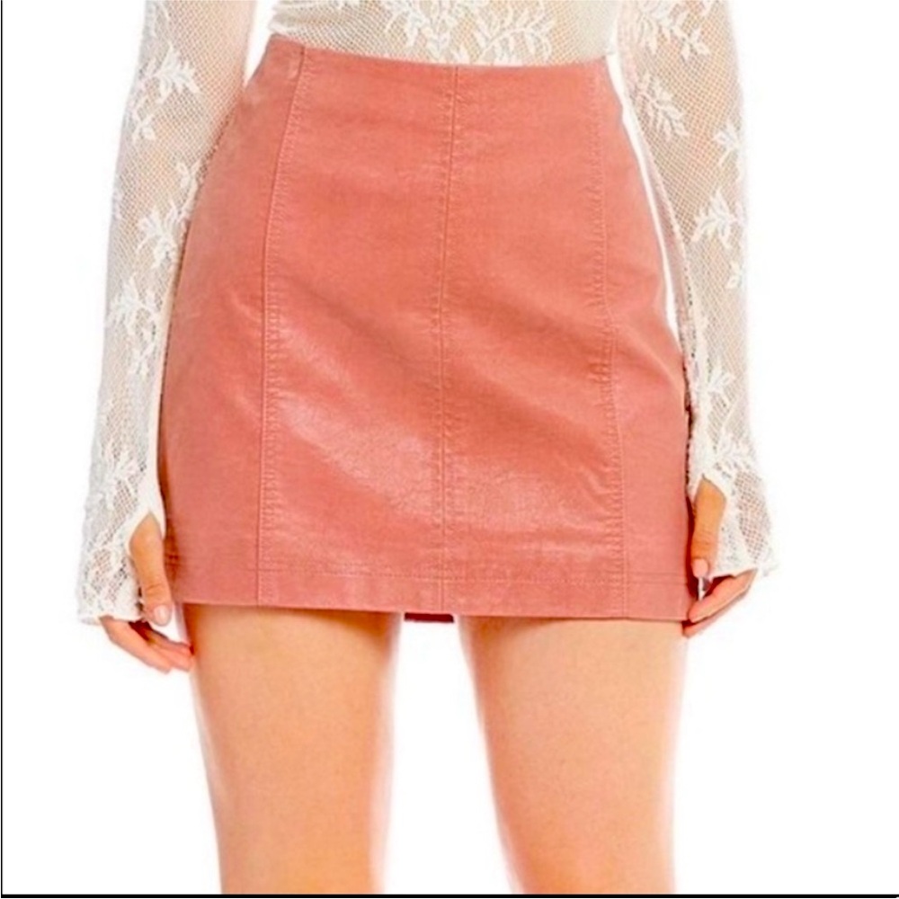 Dusty Pink Free People Skirt